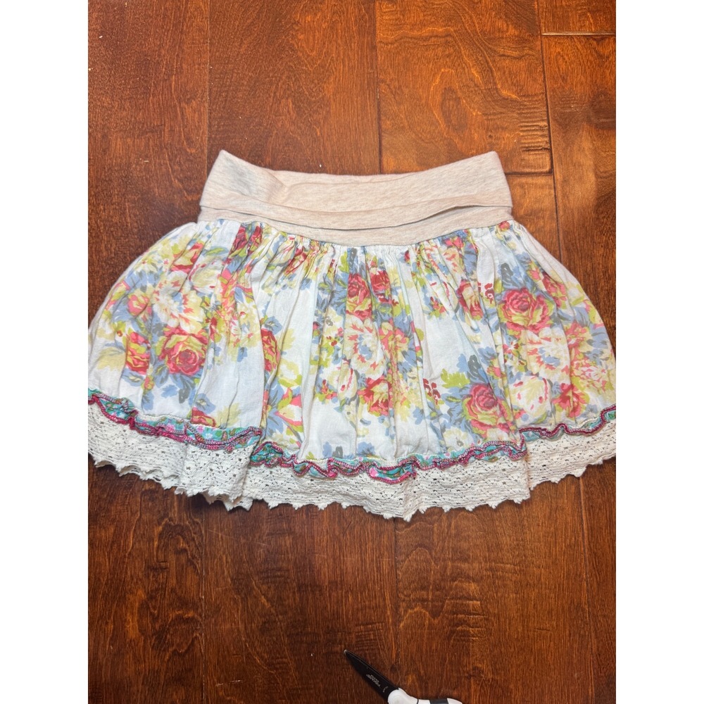 Free Planet Floral Toddler Skirt